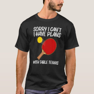 Cooles Tischtennis für Damen Pingpong Pl T-Shirt