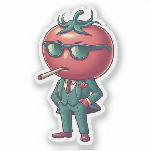 cooles Tomatoo Aufkleber (Vorderseite)