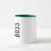 Cooles Top-Boss-Geschenk, Kundenspezifisches Weihn Tasse (Zentrum)