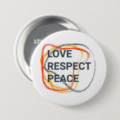 Cooles, trendiges, urbanes Grafikdesign eines Spri Button (Vorne & Hinten)