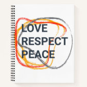 Cooles, trendiges, urbanes Grafikdesign eines Spri Notizblock (Vorderseite)