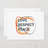 Cooles, trendiges, urbanes Grafikdesign eines Spri Postkarte (Vorne/Hinten)