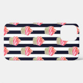 Cooles, trendy Black and White Case Mate iPhone Ca (Rückseite (Horizontal))