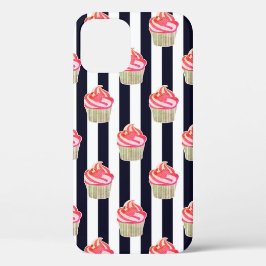 Cooles, trendy Black and White Case Mate iPhone Ca (Rückseite)
