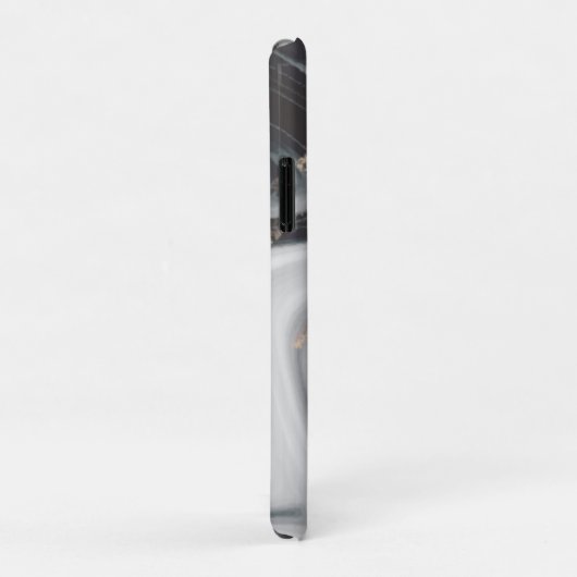 Cooles, trendy Black Marble Case-Mate iPhone Case (Hinten/Rechts)