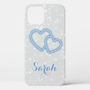 Cooles, trendy Blue Heart Case-Mate iPhone Case