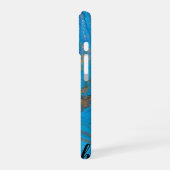 Cooles, trendy Blue Marble Case-Mate iPhone Case 16 Hülle (Linke Seite)