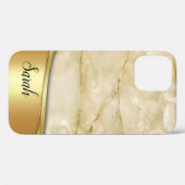 Cooles trendy Gold-Marmor Case-Mate iPhone Hülle (Rückseite (Horizontal))