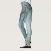 Cooles trendy Marble-Muster Leggings (Links)