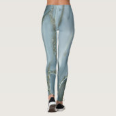 Cooles trendy Marble-Muster Leggings (Rückseite)