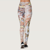 Cooles trendy Ombre Marble-Muster Leggings (Rückseite)