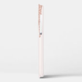 Cooles, trendy Pink Glitzer Case-Mate iPhone Case (Rückseite / Links)