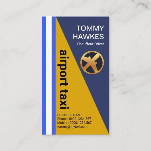 Cooles Triangle Rocket Airplane Airport Taxi Visitenkarte (Vorderseite)