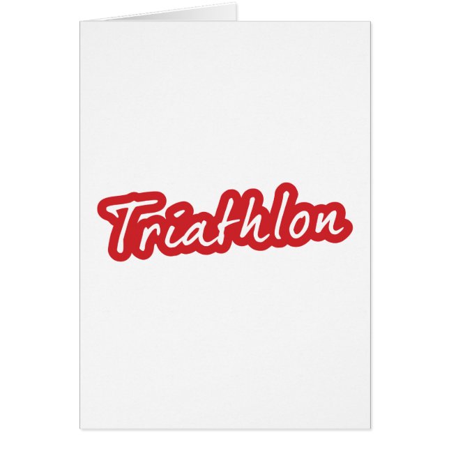 Cooles Triathlon-Design (Vorne)