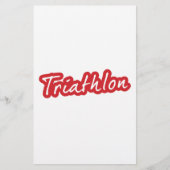 Cooles Triathlon-Design (Vorderseite)