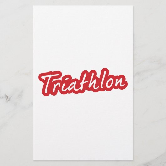 Cooles Triathlon-Design (Vorderseite)