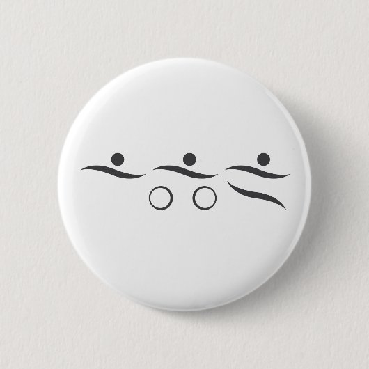 Cooles Triathlon-Design auf verschiedenen Konsumen Button (Vorderseite)