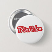 Cooles Triathlon-Design Button (Vorne & Hinten)
