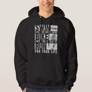 Cooles Triathlon für Damen Bootsfahrrad fahren Tr Hoodie
