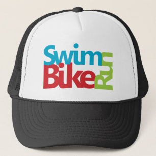 Cooles Triathlon-Logo Truckerkappe
