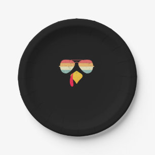 Cooles türkisches Gesicht mit Sonnenbrille Funny T Pappteller