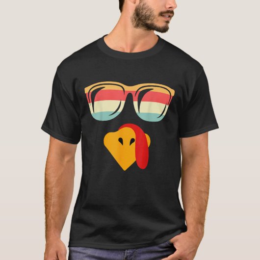 Cooles türkisches Gesicht mit Sonnenbrille Funny T T-Shirt (Vorderseite)