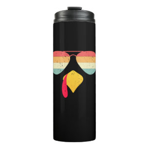 Cooles türkisches Gesicht mit Sonnenbrille Funny T Thermosbecher