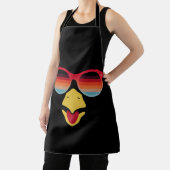 Cooles türkisches Gesicht mit Sonnenbrillen Ernted Schürze (InSitu)