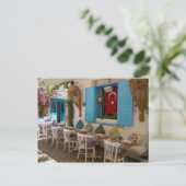 Cooles Türkisches Restaurant Patio Postkarte (Stehend Vorderseite)