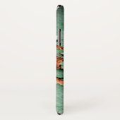 Cooles türkisfarbenes Rostmetall Case-Mate iPhone Hülle (Hinten/Rechts)