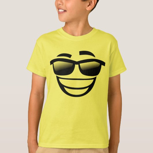 Cooles Typ emoji T-Shirt (Vorderseite)