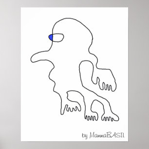 Cooles Typ-Plakat! Poster