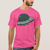 Cooles Ufo-Design T-Shirt (Vorderseite)