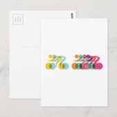 Cooles und einzigartiges Design für Radfahrer Postkarte (Vorne/Hinten)