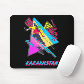 Cooles und farbenfrohes Skiabenteuer in Kasachstan Mousepad (Mit Mouse)
