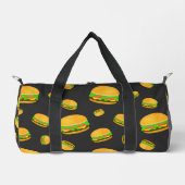 Cooles und lustiges Hammermuster dunkelgrau Duffle Bag (Vorderseite)