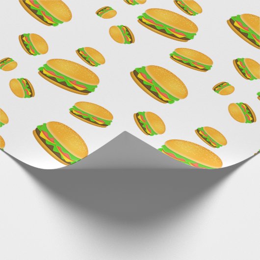 Cooles und lustiges Hammermuster Geschenkpapier (Ecke)