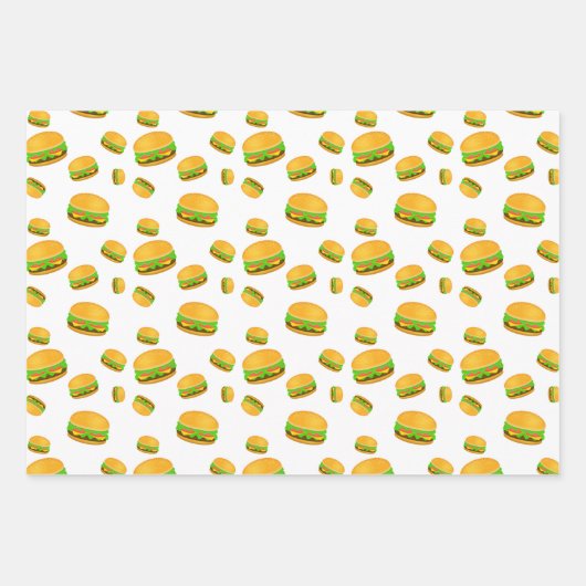 Cooles und lustiges Hammermuster Geschenkpapier Set (Vorderseite)