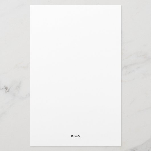 Cooles und lustiges Pizzaschnittmuster Briefpapier (Rückseite)