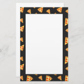Cooles und lustiges Pizzaschnittmuster Briefpapier (Vorne/Hinten)