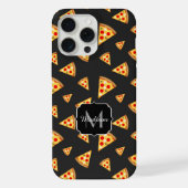 Cooles und lustiges Pizzaschnittmuster iPhone Hülle (Rückseite)