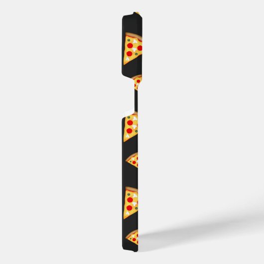 Cooles und lustiges Pizzaschnittmuster iPhone Hülle (Rechte Seite)