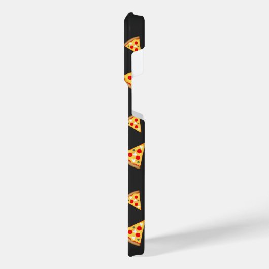 Cooles und lustiges Pizzaschnittmuster iPhone Hülle (Linke Seite)