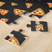 Cooles und lustiges Pizzaschnittmuster Puzzle (Seite)