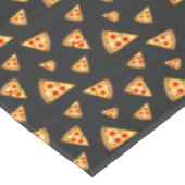 Cooles und lustiges Pizzaschnittmuster Tischdecke (Schrägansicht)