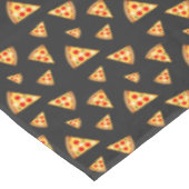 Cooles und lustiges Pizzaschnittmuster Tischdecke (Schrägansicht)