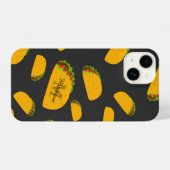 Cooles und lustiges Yummy-Tacom Monogram iPhone Hülle (Rückseite (Horizontal))