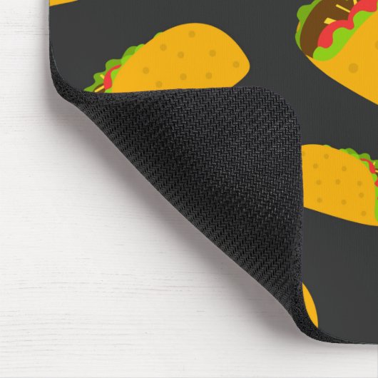 Cooles und lustiges Yummy-Tacom Monogram Mousepad (Ecke)