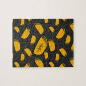 Cooles und lustiges Yummy-Tacom Monogram Puzzle (Horizontal)