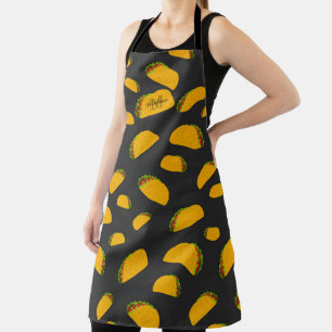 Cooles und lustiges Yummy-Tacom Monogram Schürze